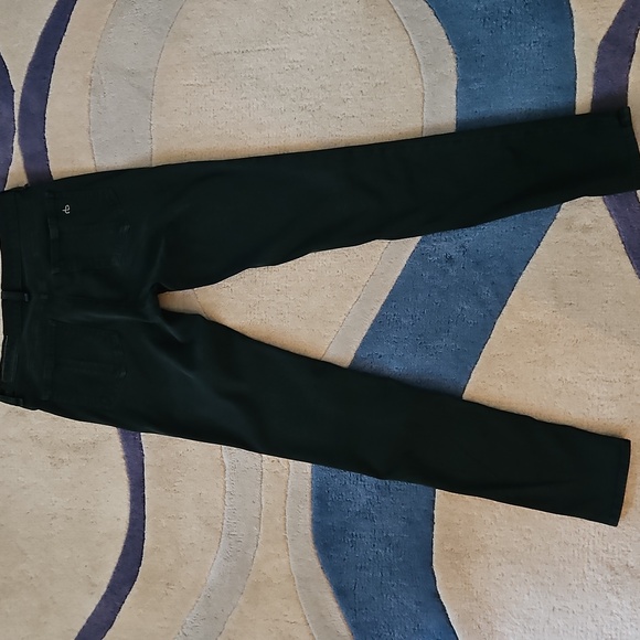 Rag & Bone Dark Green Skinny Leggings Jeans Size 27 - Picture 7 of 7